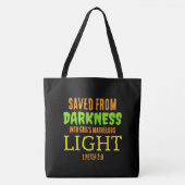 Tote Bag Christian Anti Halloween SAUVÉ DE LA SOMME (Devant)