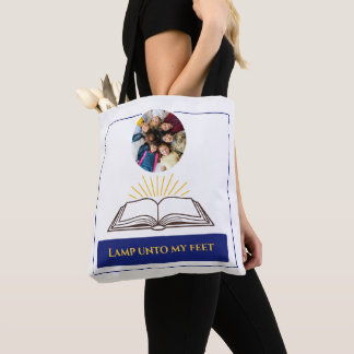 Tote Bag Christian Open Bible Rayons de la Parole de Dieu