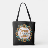 Tote Bag Christian Religious Jesus Take the Wheel (Dos)
