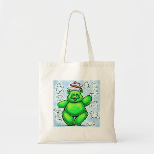 Tote Bag Christmas Bear (Devant)
