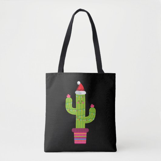 Tote Bag Christmas Cactus (Devant)