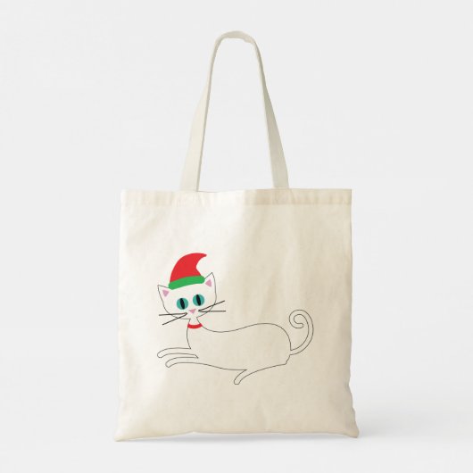 Tote Bag Christmas Cat (Dos)