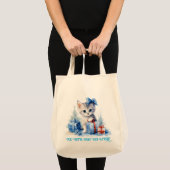 Tote Bag Christmas Cat (Devant (produit))