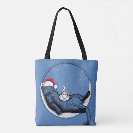 Tote Bag Christmas Cat (Dos)