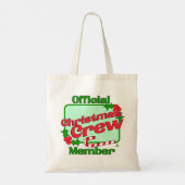 Tote Bag Christmas Crew Membre vacances Famille Amusement (Dos)