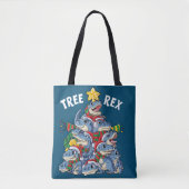 Tote Bag Christmas Dinosaur Tree Rex Pajamas Men Boys Xmas (Devant)