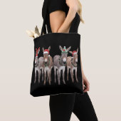 Tote Bag Christmas Donkey Lover Gift Farm Xmas  (De près)