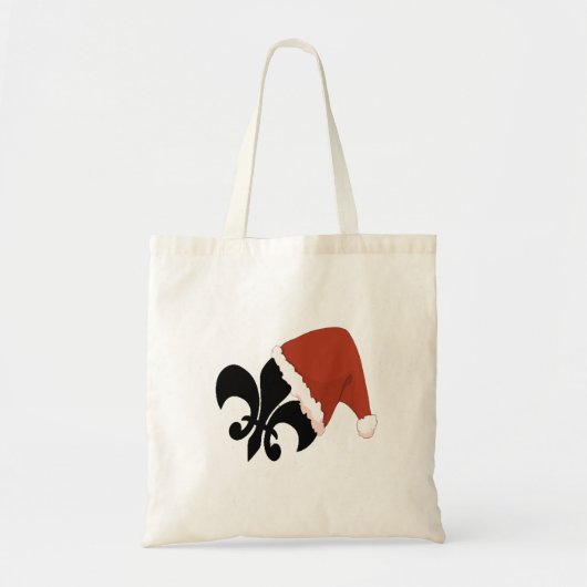 Tote Bag Christmas Fleur De Lis Cajun Louisiane NOLA (Devant)