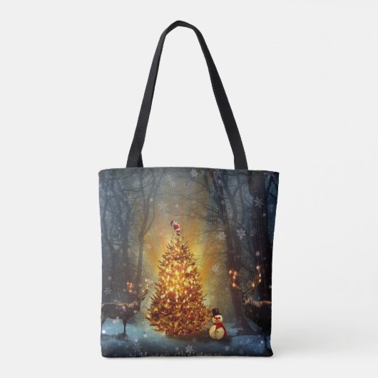 Tote Bag Christmas Forest. (Dos)