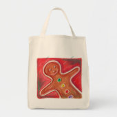 Tote Bag Christmas Gingerbread Homme Cookie traditionnel (Devant)
