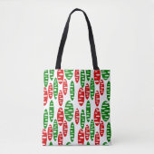 Tote Bag Christmas Holey Ovals (Devant)