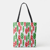 Tote Bag Christmas Holey Ovals (Dos)