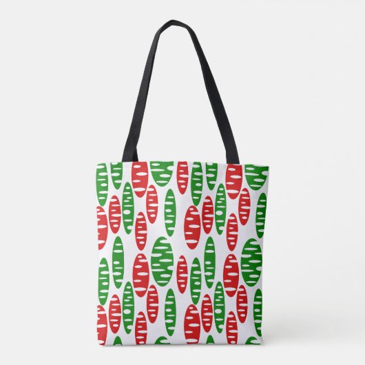 Tote Bag Christmas Holey Ovals (Dos)