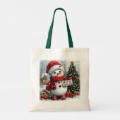 Tote Bag Christmas Snowman (Dos)