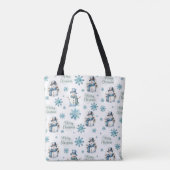 Tote Bag Christmas Snowman (Dos)
