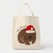 Tote Bag Christmas Wombat (Devant)