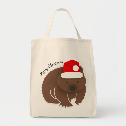 Tote Bag Christmas Wombat (Devant)