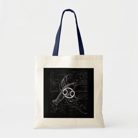 Tote Bag Chrome comme Cancer Zodiac Constellation Hevelius (Devant)