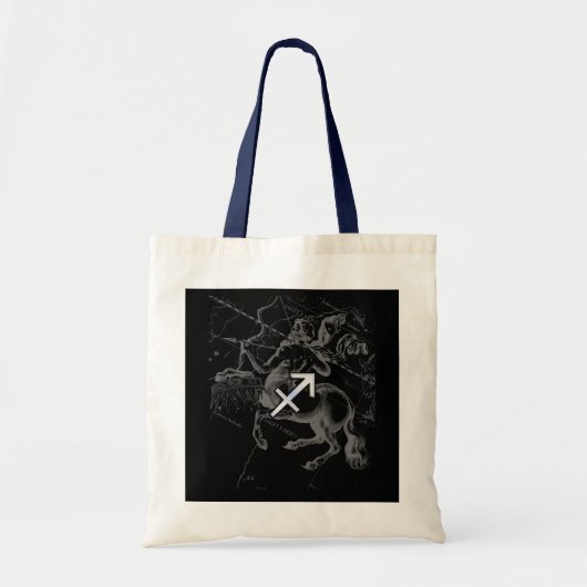 Tote Bag Chrome Comme Sagittarius Signe Zodiaque Hevelius D (Devant)