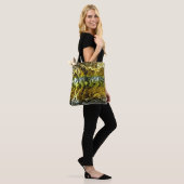 Tote Bag Chrome Liquide Metallic Or Cool argent (Sur le modèle)