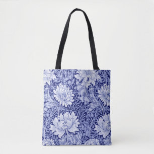 Tote Bag Chrysanthemum Blue, William Morris