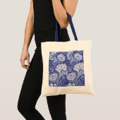 Tote Bag Chrysanthemum Blue, William Morris (Devant (produit))