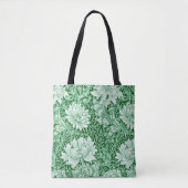 Tote Bag Chrysanthemum Green, William Morris (Devant)