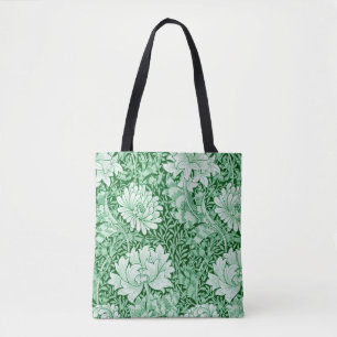 Tote Bag Chrysanthemum Green, William Morris
