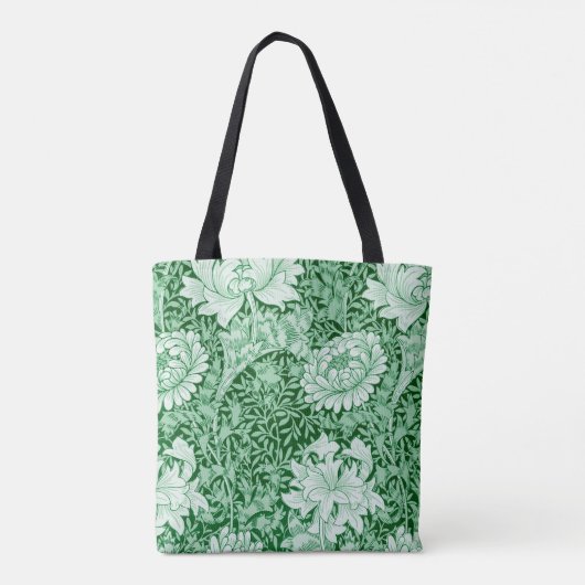 Tote Bag Chrysanthemum Green, William Morris (Dos)