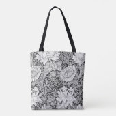 Tote Bag Chrysanthemum Grey, William Morris (Dos)