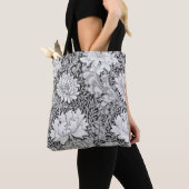 Tote Bag Chrysanthemum Grey, William Morris (De près)