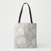 Tote Bag Chrysanthemum Ivory, William Morris (Devant)