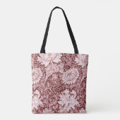 Tote Bag Chrysanthemum Maroon, William Morris (Dos)
