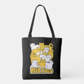 Tote Bag Chubby Kitties Design - Cat Art adorable (Dos)