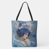 Tote Bag Chuchotements de la déesse de l'océan (Dos)