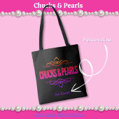 Tote Bag Chucks & Perles Voter Kamala Black