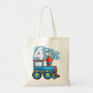 Tote Bag Chugga Chugga Train 4e anniversaire fête Approvisi