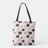 Tote Bag Chute de Citrouille d'aquarelle personnalisée (Dos)