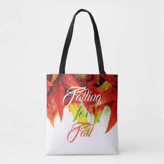 Tote Bag Chute des feuilles d'érable de l'automne (Devant)