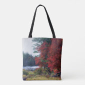 Tote Bag Chute Foliage Pond Peinture Nature Art (Dos)