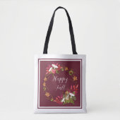 Tote Bag Chute moissonneuse nature avec texte personnalisab (Devant)