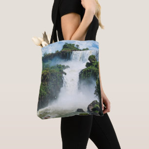 Tote Bag Chutes d'Iguazu entourées de jungle