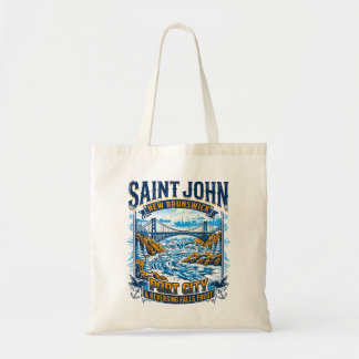 Tote Bag Chutes Saint John Nouveau-Brunswick Ville Portuair