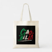 Tote Bag Ciao Bella Italie Drapeau Sweat - shirt à capuche, (Dos)