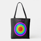 Tote Bag Cible de l'amour – Art de la fierté (Dos)