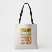 Tote Bag Cicada Sing Fly Mate Die (Devant)