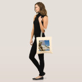 Tote Bag Ciel bleu Cactus (Devant (modèle))