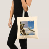 Tote Bag Ciel bleu Cactus (Devant (produit))