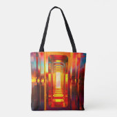 Tote Bag Ciel céleste métallique (Dos)