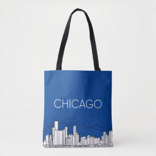 Tote Bag Ciel de Chicago